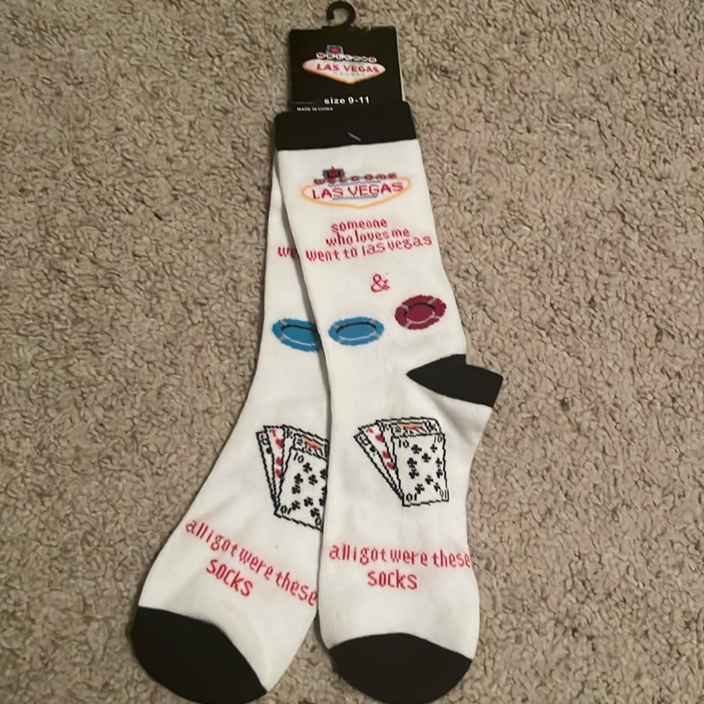 Las Vegas vacation socks 🧦